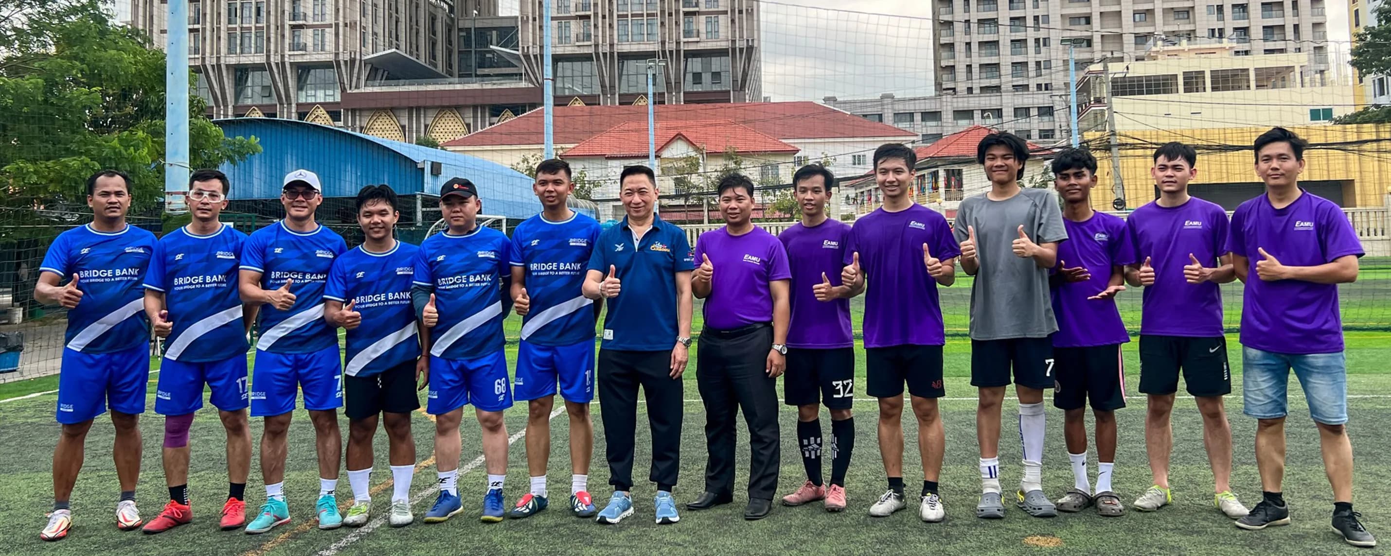 EAMU-BRIDGE BANK FOOTBALL FRIENDLY