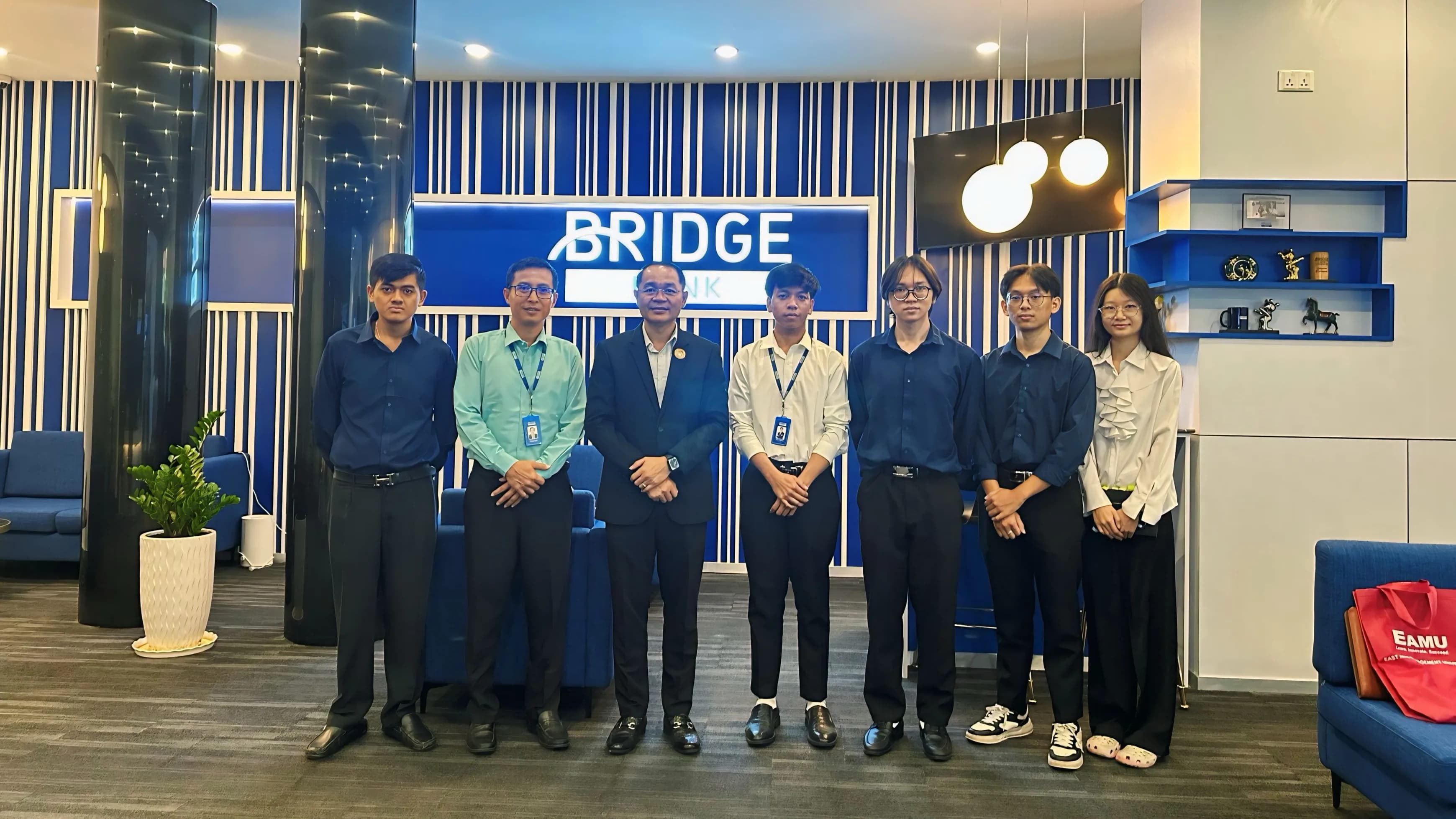 EAMU Meets With Bridge Bank and Our Interns