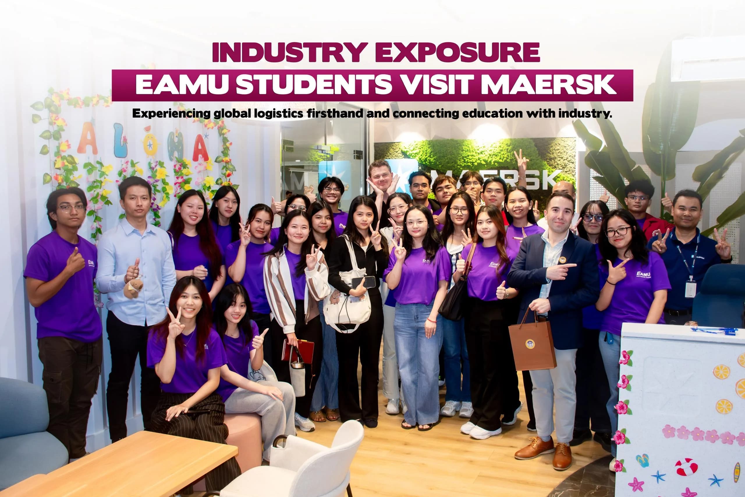 An Educational Visit to Maersk Cambodia