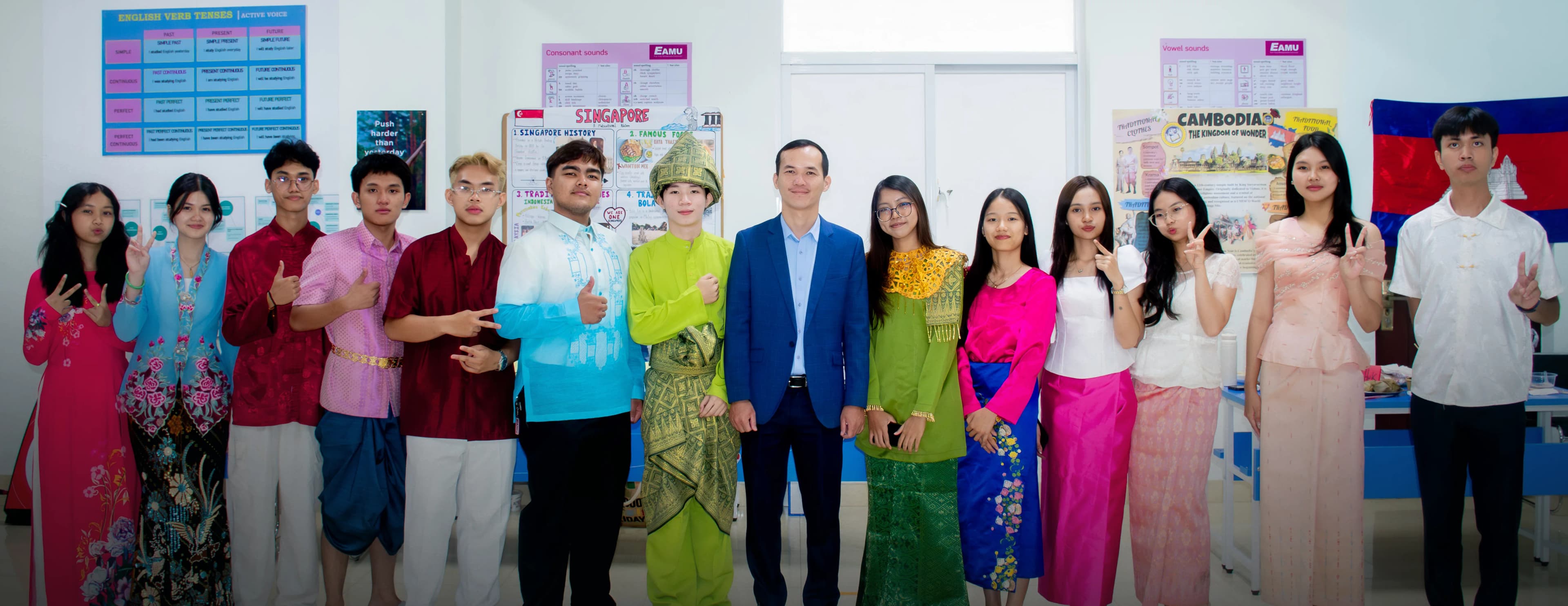 EAMU Students Celebrate ASEAN Diversity Through Mini ASEAN Cultural Project