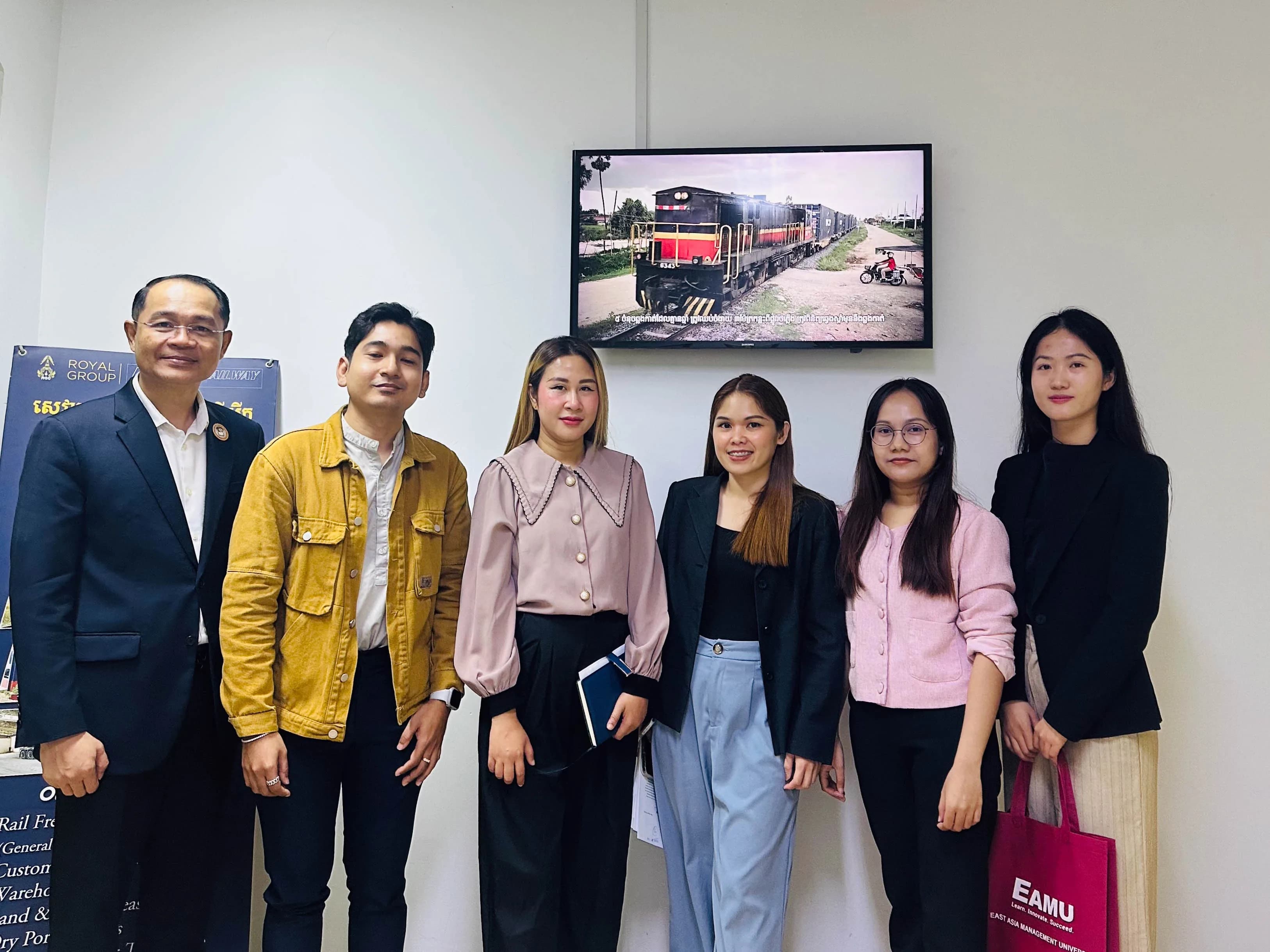 EAMU Visits Royal Railway to Check In With Logistics & Supply Chain Management Interns