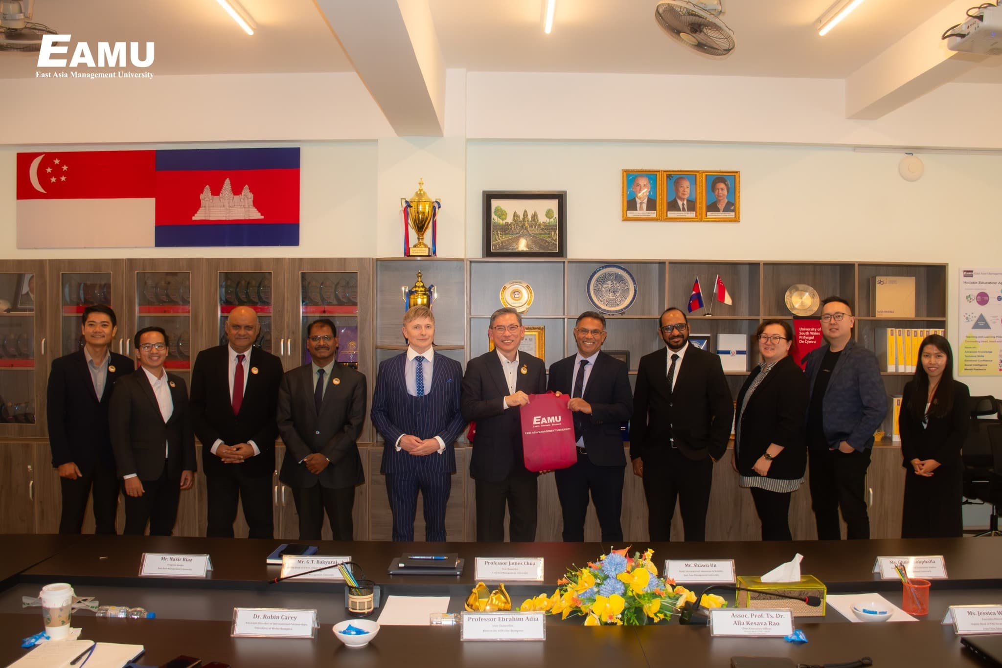 EAMU Welcomes University of Wolverhampton, UK to Campus