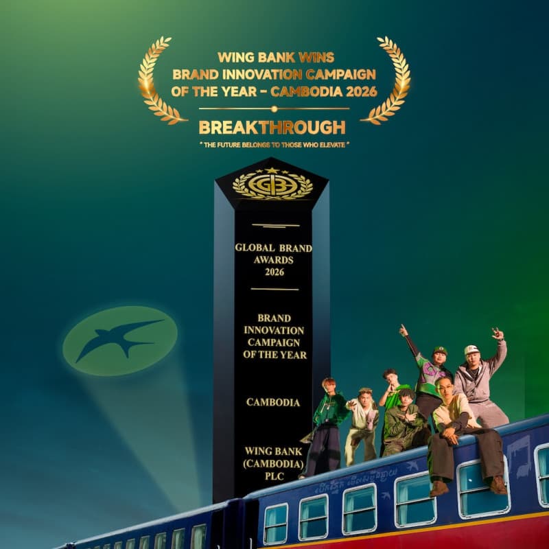 Wing Bank's "Breakthrough" Campaign Wins Brand Innovation Campaign of the Year in Cambodia