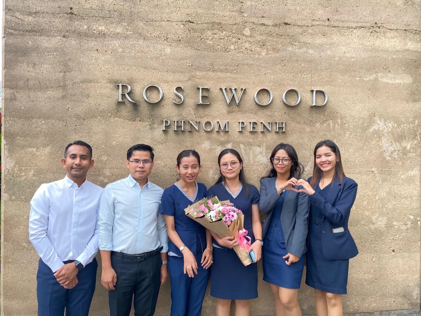 EAMU intern at Rosewood Phnom Penh