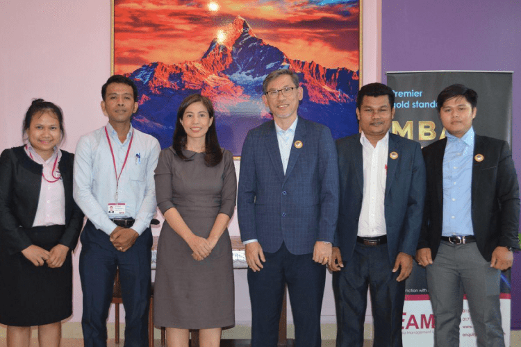Campus Visit of VIP  Guests from AEON Cambodia 5 May 2023