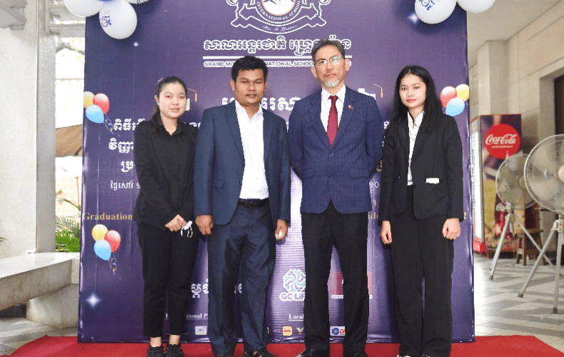 EAMU was invited as the major sponsor to the Graduation and Academic Achievement Award Ceremony for Academic Year 2021-2022 of Grand Mount International School