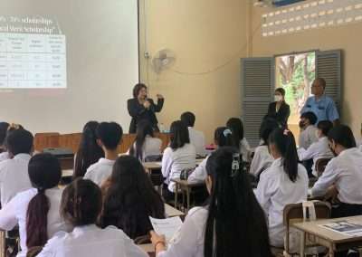 School Talk at Cheasim Chamroeun Rath High school, 28 June 2023