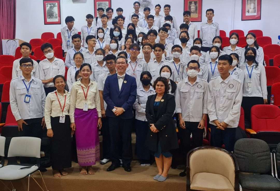 School Talk at Preah Sisowat High school (NGS), 30 June 2023