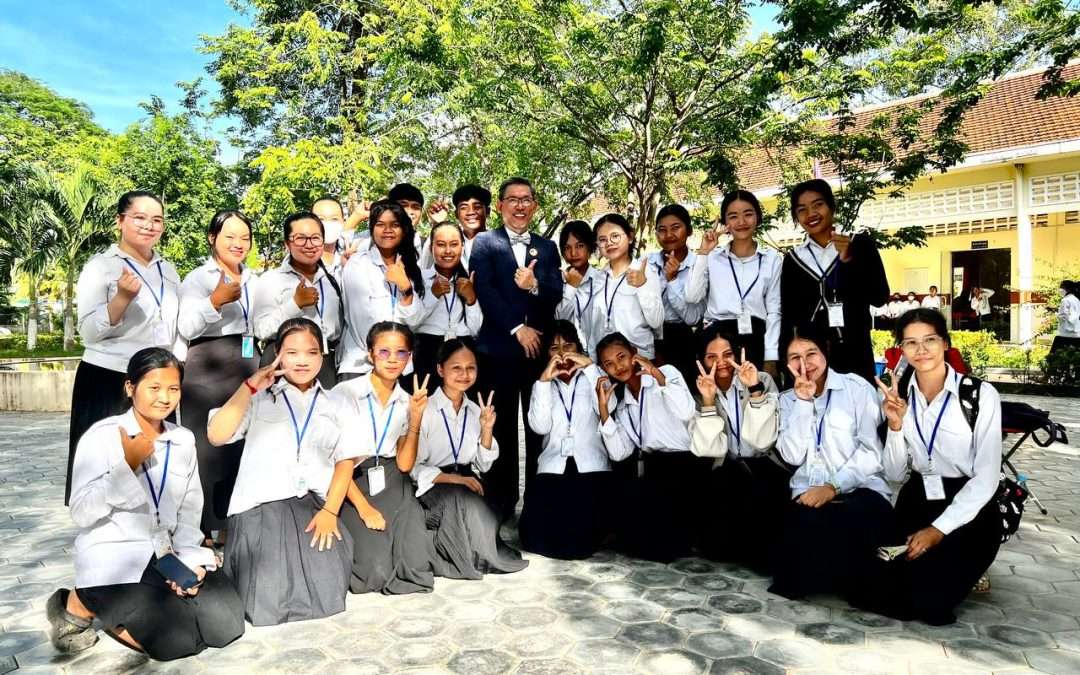 School Talk at Peam Chikong high school (NGS), 03 July 2023