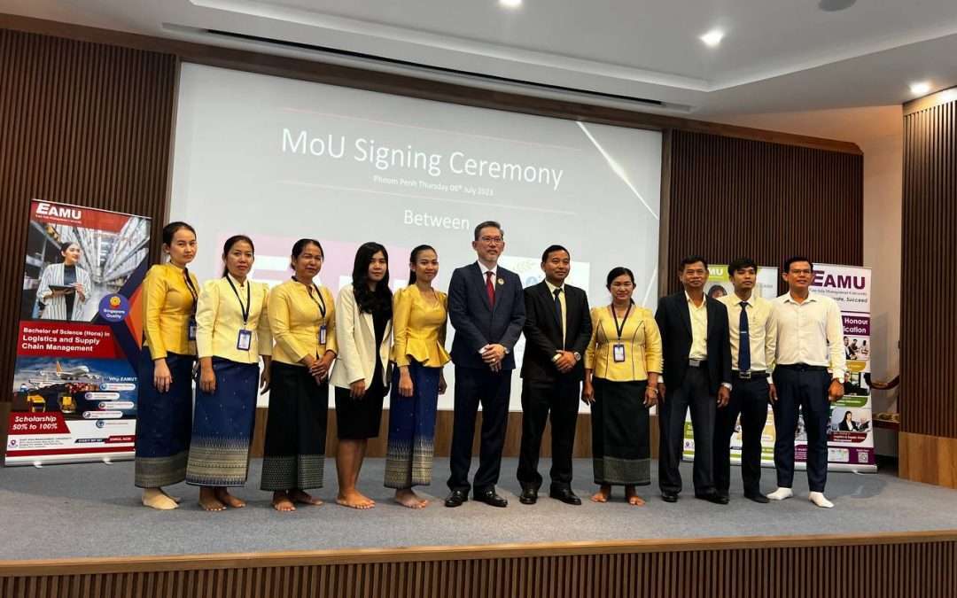 School Talk and MOU Signing Ceremony at Prek Leap High school (NGS), 06 July 2023