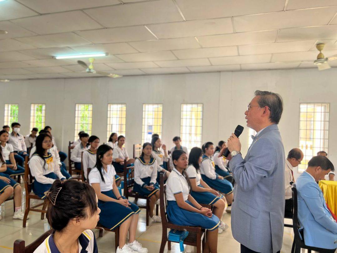 School talk at Arizon school (Siem Reap Province) 31 Jul 23