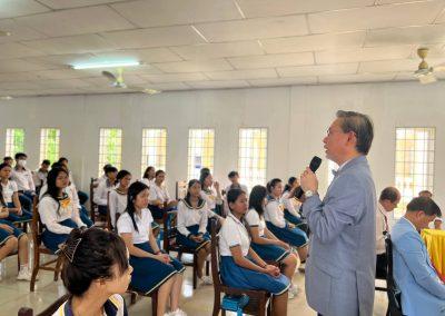 School talk at Arizon school (Siem Reap Province) 31 Jul 23