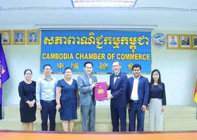 A Courtesy Visit to Cambodia Chamber of Commerce on 29 Aug 2023