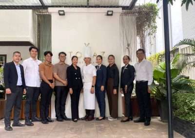 A  visit to Topaz Restaurant by Hospitality & Tourism students