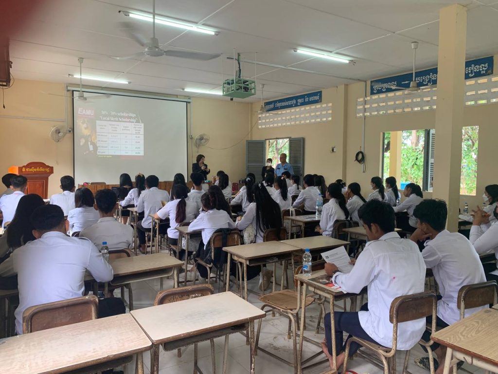 School Talk at Cheasim Chamroeun Rath High school, 28 June 2023