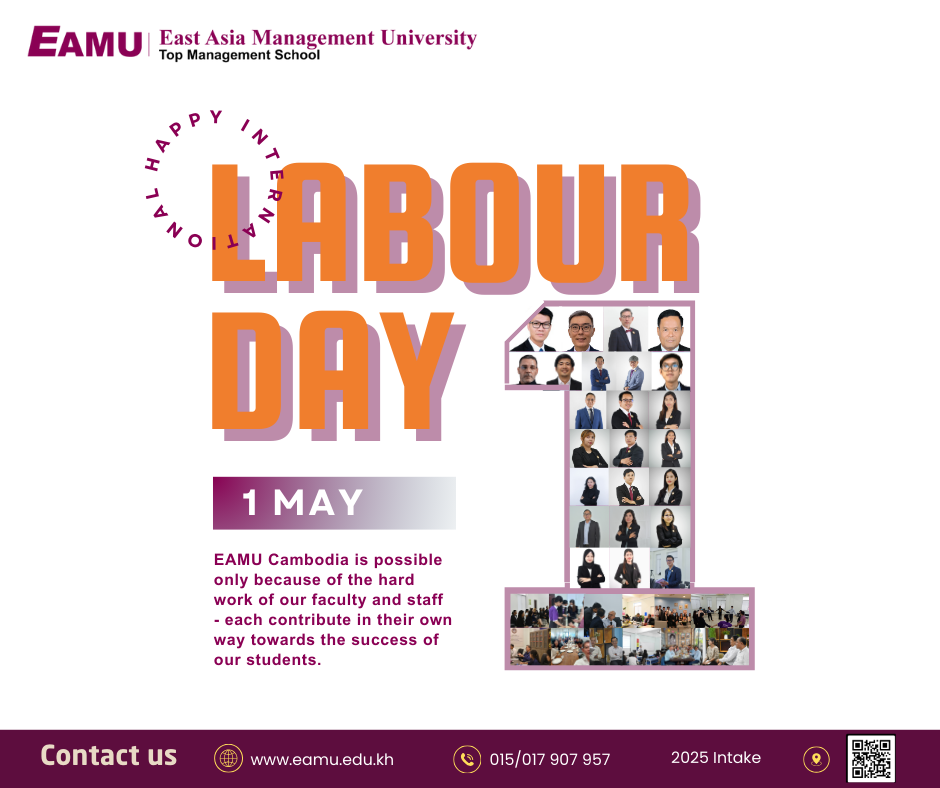 Labour Day 2025 celebration at EAMU Cambodia with staff images