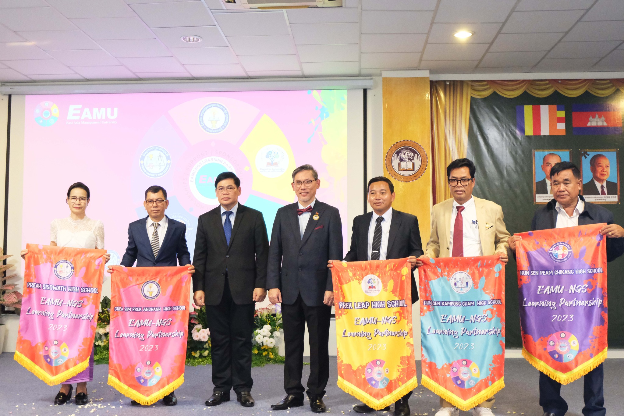 EAMU–NGS Learning Partnership 2023: Empowering Cambodia’s Future Leaders