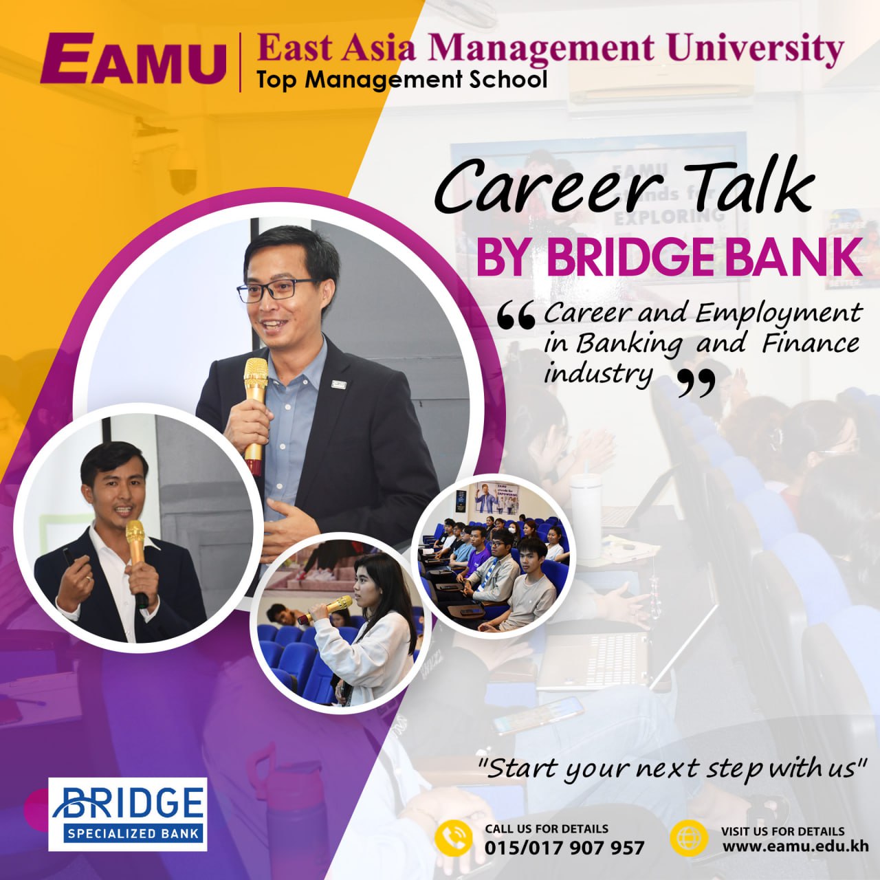 Bridge Bank Hosts Career Talk at EAMU