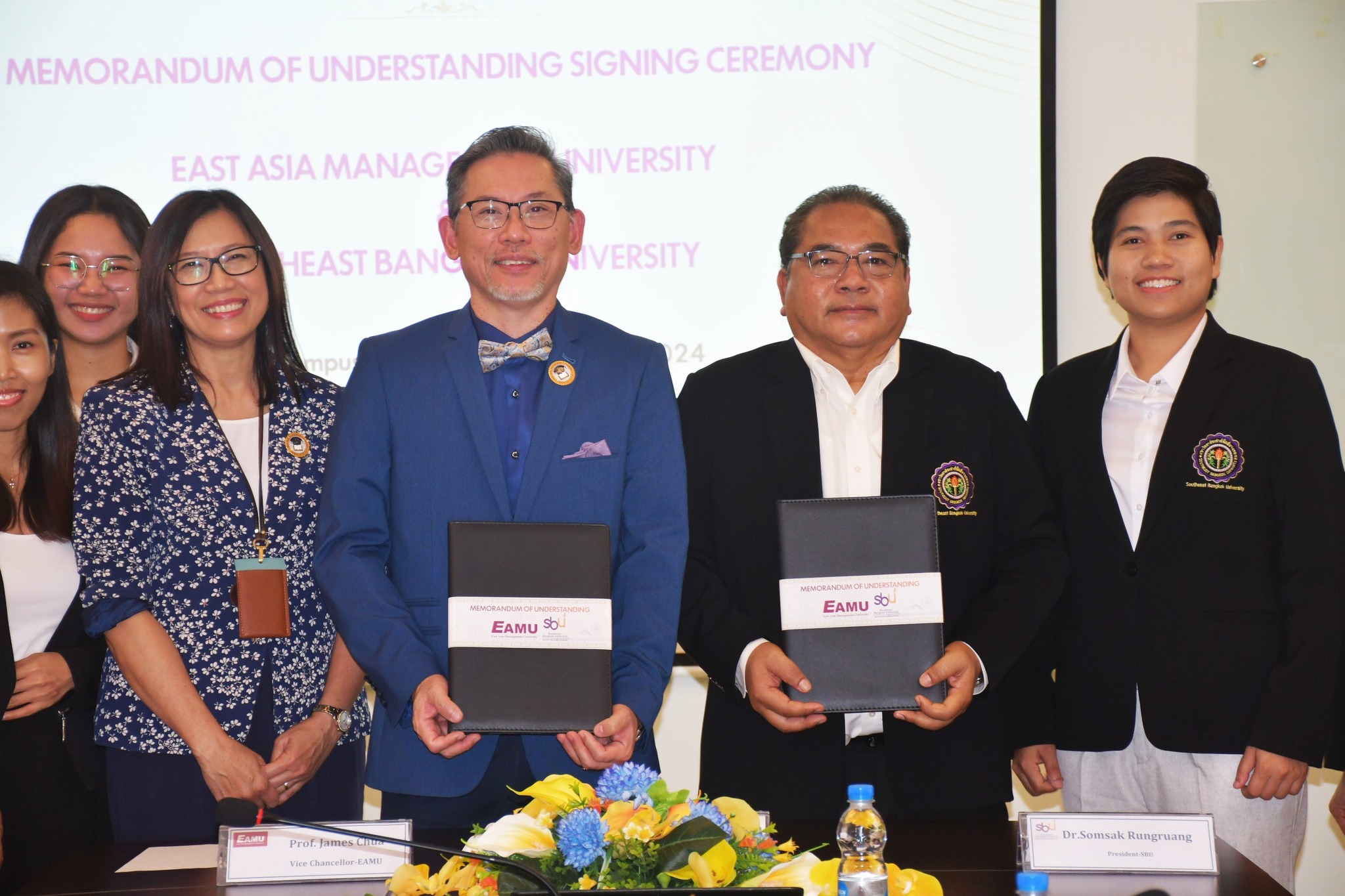 Memorandum Of Understanding Signing Ceremony East Asia Management University & Southeast Bangkok University