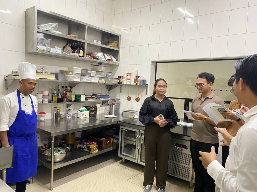 student at kitchen