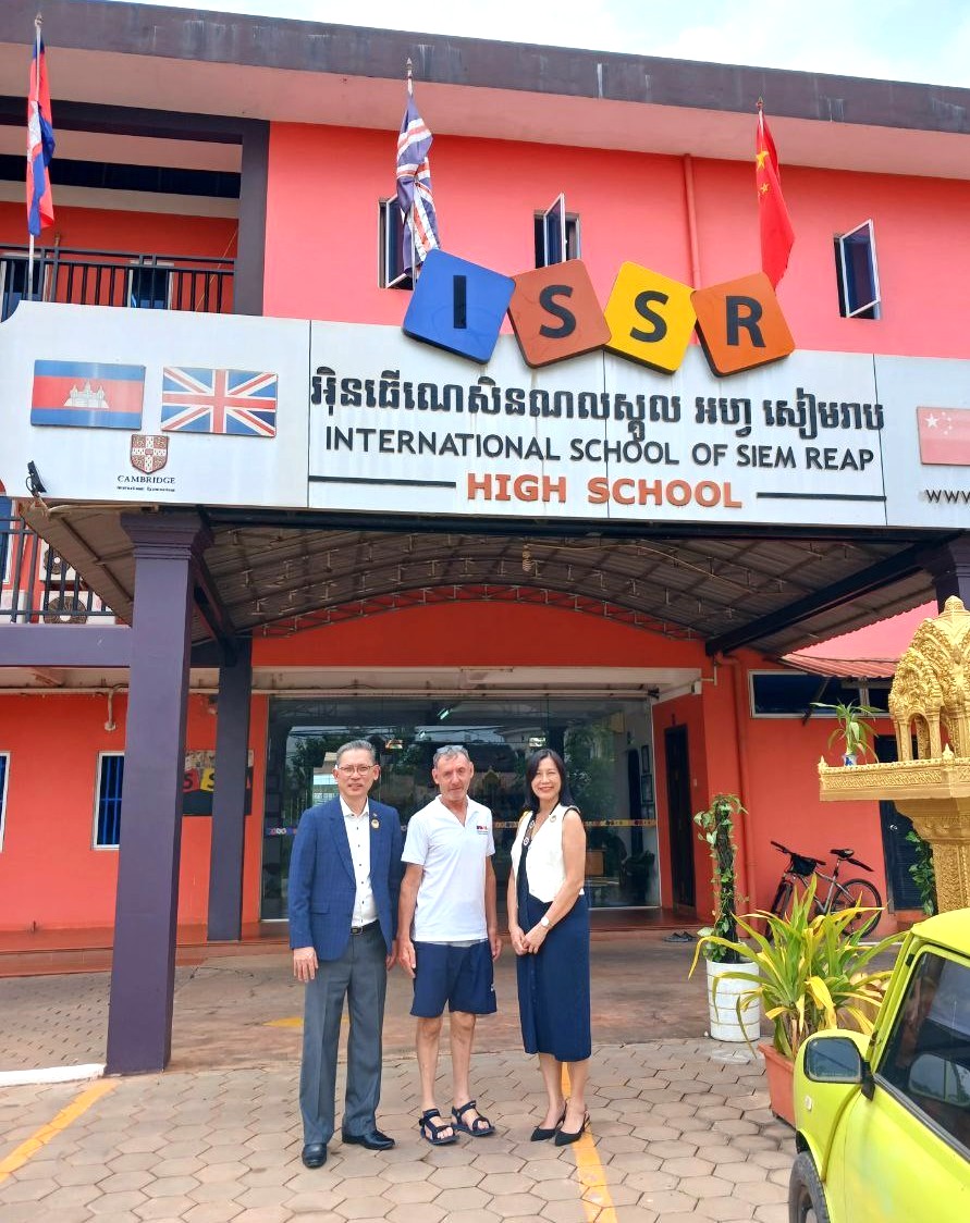 EAMU visit International School of Siem Reap (ISSR)