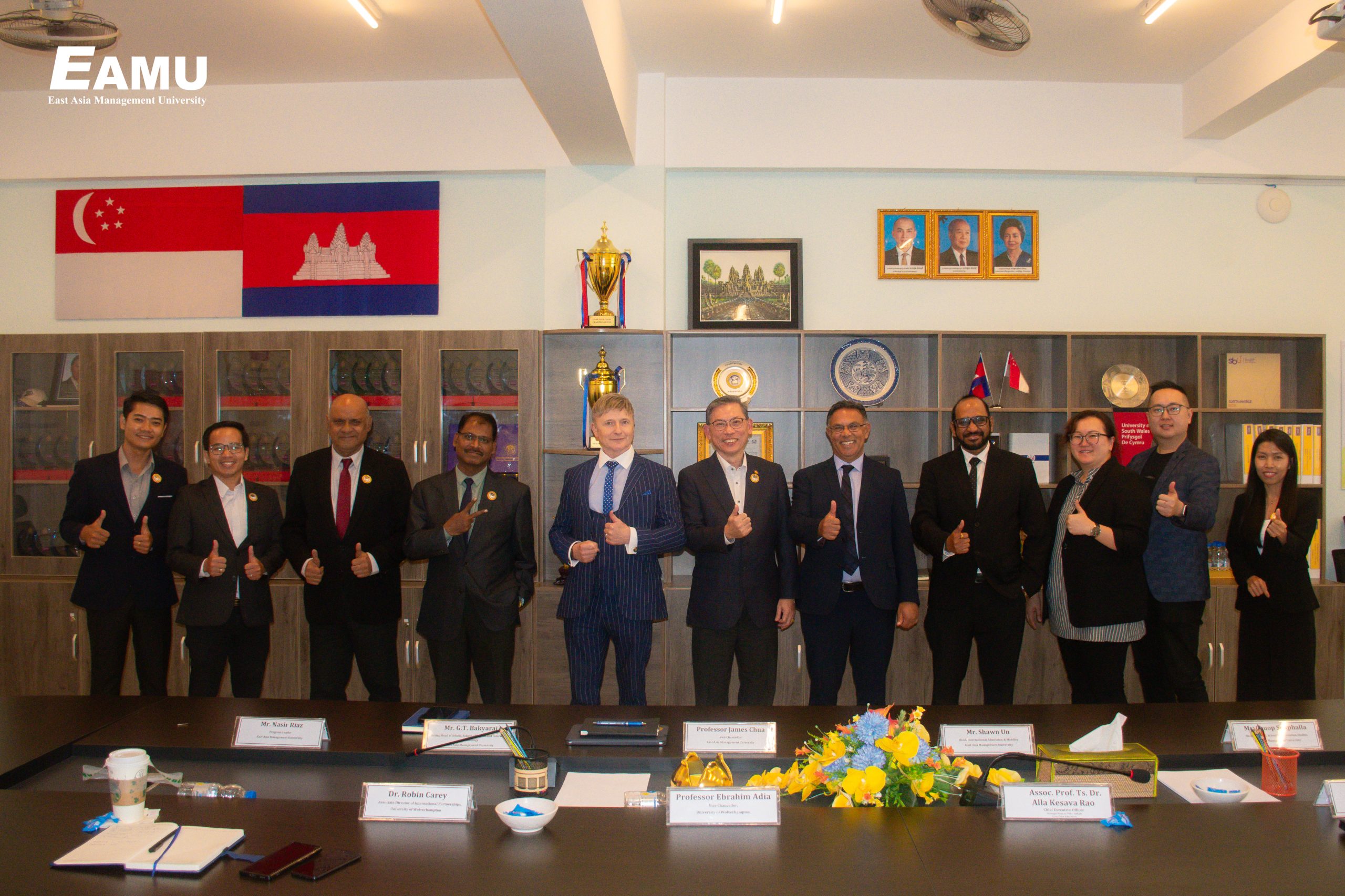 EAMU Welcomes University of Wolverhampton, UK Team