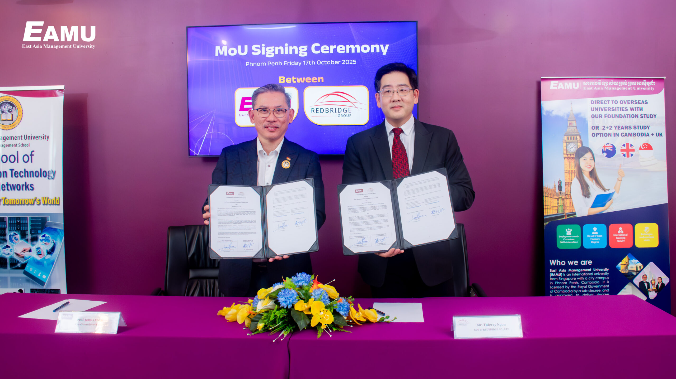 MoU Signing with REDBRIDGE GROUP